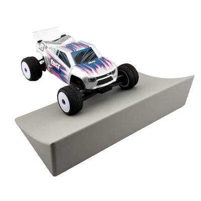 Jeff Did It - Micro RC Buggy/Truck Kicker Ramp - Compatible with Team Losi Micro Series, RC28s and RCs - Made in the USA (Gray)