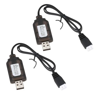 MechPort 2X 7.4V 1A LiPo USB Quadcopter Charger Cable XH-3P Compatible with Hubsan X4 H502E H502S