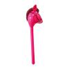Fonowx Inflatable Hobby Horse Stick Toy, 37.4 in PVC Printed Horsehead, for Horse-Themed and Birthday Parties, Rose Red view 1
