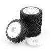 Rc Components for Tamiya for XV01 TA06 TT01 TT01E TT02 TT02B PTG-2 72mm Rubber Tire Wheel Tyre 1/10 RC for Racing Car Upgrades Parts Accessories view 2