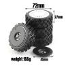 Rc Components for Tamiya for XV01 TA06 TT01 TT01E TT02 TT02B PTG-2 72mm Rubber Tire Wheel Tyre 1/10 RC for Racing Car Upgrades Parts Accessories view 3