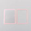 Upper LCD Screen Cover Plastic Cover + Lower Screen Frame for DS Lite NDSL Game Console (Pink) view 2