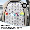 Pioyoku Lavender Flowers2 For Car Seat Back Protector 2 Pack, Kick Mats For Kids And Pets, Backseat Seat Protector Cover For Car, Suv, Truck & Van view 3