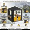 Hoartsardeo Playhouse Cover, Waterproof Heavy Duty Kids Outdoor Play House view 2