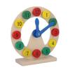 Omquot Wooden Clock Toy, Colourful for Time Recognition, Perfect for Over 3 Years view 3