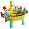 Tapallmy Toy Sink with Running Water Multi-Play Toddler Water Table with Circulating Faucet Detachable Legs Green view 1