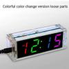 DIY Digital Alarm Clock Project with Temperature Reading Capability, Perfect for Teaching Electronic Skills (White) view 2