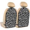 Pioyoku Milk Cow (1) For Car Seat Back Protector 2 Pack, Kick Mats For Kids And Pets, Backseat Seat Protector Cover For Car, Suv, Truck & Van view 1