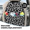 Pioyoku Milk Cow (1) For Car Seat Back Protector 2 Pack, Kick Mats For Kids And Pets, Backseat Seat Protector Cover For Car, Suv, Truck & Van view 3
