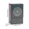 Hsqqdc Card Deck Box, Pu Leather Tarot Card Box, Trading Card Storage Box Leather Deck Boxes for Tarot Card Deck Trading Cards view 3