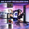 Chantmo Hand Eye Coordination Catching Stick Game, Portable Reflex Catch Game Machine with 11 Sticks, 3 Play Modes, 10 Speed Levels, LED Lights, MP3 Player for Home Party & Commercial Rental view 4