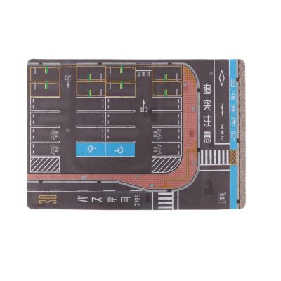 Fonowx /64 Model Car Parking Lot Scene Toy Display Underground Mat Simulation Garage Rubber Cloth for Children Table, J