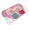 HIEJKQXC Two Cute Cartoon Pigs On A Background of Heart All Season Flannel Rug Polyester Indoor Outdoor Floor Mat 20x31.5in view 2