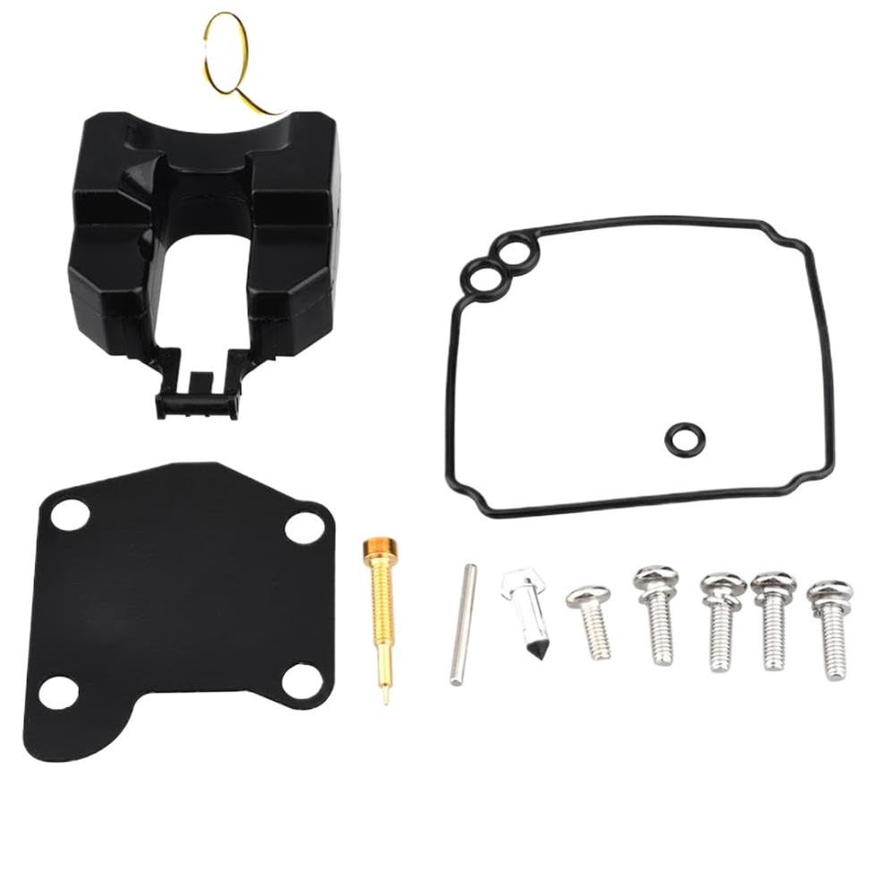 GFEJVDBI Carburetor Repair Kit 63V-W0093 Compatible with Boat Motor Engine 2-Stroke 9.9HP 15HP 63V-W093 63V-14301 6B4-14301-2