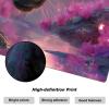 for MTG Playmat 35.5" x 19.7" for TCG Playmats Non-Slip Rubber Base Commander Play Mat HD Cover for MTG Play Mat Iorcana Trading Card Game, Black Panther Pink Floral view 3