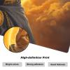 for MTG Playmat 27.5" x 15.74" inches for TCG Playmats Non-Slip Rubber Base Commander Play Mat HD Cover for MTG Play Mat Iorcana Trading Card Game, Orange Cat with Golden Halo view 3