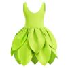 BABWWNIX Kid Girls Fairy Costume Princess Dress Up Set Halloween Cosplay Green Dress Costume with Butterfly Wing (B-Green Dress, 18 Months) view 1