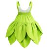 BABWWNIX Kid Girls Fairy Costume Princess Dress Up Set Halloween Cosplay Green Dress Costume with Butterfly Wing (B-Green Dress, 18 Months) view 3