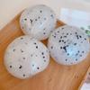 Stress Ball,Squeeze Ball: Rice Ball-StyleTranslucent White with Black Sesame Seeds, Highly Stretchy, and Bouncy for Stress Relief. Ideal for the Office Desk. view 2