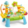 Bemonew Play Sink with Running Water, Multi-Functional Toddler Water Table, Electric Recirculating Table for Toddlers 1-3 with Slide, Green view 1