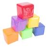 Sunydog Soft Foam Classroom Dice Set of 6 Colorful Pocket Cubes for Family Activities & Early Math Skills Learning view 3