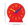 kowaku Teaching Clock Red Face Analog Teaching Clock 24 Hours Markings for Homeschool view 2
