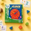 kowaku Teaching Clock Red Face Analog Teaching Clock 24 Hours Markings for Homeschool view 4