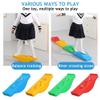 shenruifa Kids Balance Board PE Curvy Board, Fun Toy for Children, Improve Balance Ability, Easy to Use, Colorful, Includes Sensory Training Equipment (Blue) view 3