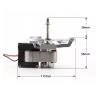 YKJTEWYTF Three Wire Motor Dual Speed Fan J238-7300 view 2