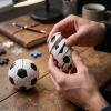 Baseball Fidget Ball Toy,3D Printed Twist and Turn Stress Relief Desk Fidget,Relieve Anxiety Fidget Ball Sensory Puzzle,Portable Handheld Ball for Teens & Adults (Soccer) view 2