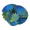 Tomvorks 3D Printed Gear Ball Portable Lightweight Stress Relief Toy for Work Study Travel Materialized in PLA 3.1x3.1x3.1in (Turquoise) view 3