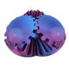 Matybobe 3D Printed Gear Ball Fidget Ball Gear Sphere Stress Relief Toy Rotating Desk Toy Portable PLA Smoothly Rotating with Spherical Structure for Work Study Travel (Red Blue) view 3