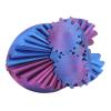 Matybobe 3D Printed Gear Ball Fidget Ball Gear Sphere Stress Relief Toy Rotating Desk Toy Portable PLA Smoothly Rotating with Spherical Structure for Work Study Travel (Red Blue) view 4