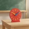 Milageto Teaching Clock Large Size Analog Teaching Clock Classroom Decor for Teacher, Children, Homeschool view 4