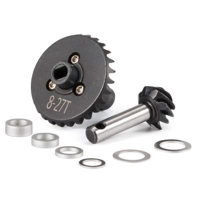Rc Components for Axial for SCX10 AR44 AR45 for Capra VS4-10 F9 for Phoenix F10 Overdrive Underdrive Helical Axle Gear Set 24/8T 27/8T 30/8T 33/8T RC Car Parts