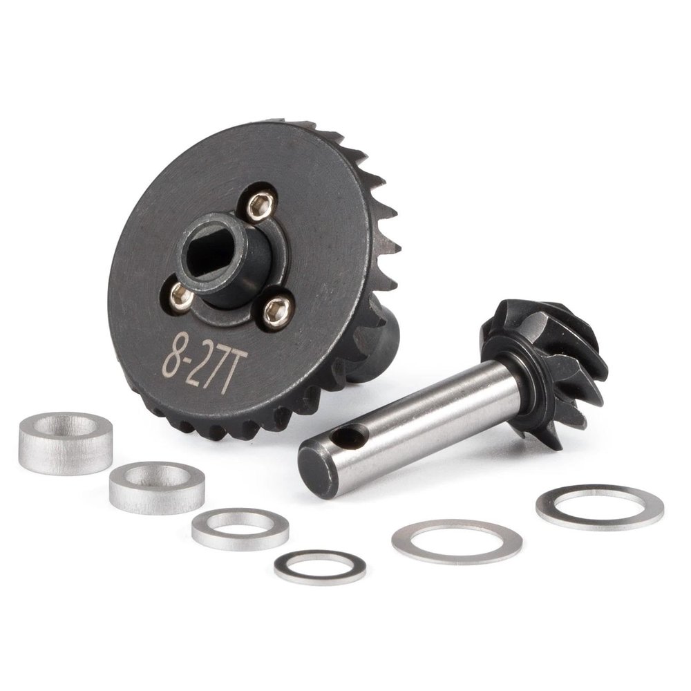 Rc Components for Axial for SCX10 AR44 AR45 for Capra VS4-10 F9 for Phoenix F10 Overdrive Underdrive Helical Axle Gear Set 24/8T 27/8T 30/8T 33/8T RC Car Parts