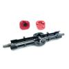 RC Portal Axle Compatible with MN D90 D91 99S FJ45 1/12 RC Truck Car Refit Upgrade Parts Metal Front and Rear Bridge Axle Set(Silver,Front) view 4