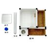 Acrylic Simulation Ant Farm Nest with Feeding Area, Clear Habitat for Ant Colony Observation Ant Habitat(White) view 4