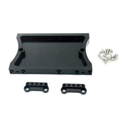 RC Car Accessories for WPL 1/16 for MN D90 D91 D96 D99 MN90 for MN99S 1/12 rc Car Parts Front Rear Steering Servo Fixed Mounting Bracket Beam(Black,Rear)