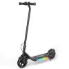 Electric Scooter for Kids Ages 6-12, 150W Motor,10 Mph Max Speed, LED Display, 2 Speeds (6/10 MPH), Magnetic Charging, Colorful Light, Dual Brake Scooter for Girls view 1