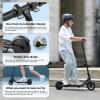 Electric Scooter for Kids Ages 6-12, 150W Motor,10 Mph Max Speed, LED Display, 2 Speeds (6/10 MPH), Magnetic Charging, Colorful Light, Dual Brake Scooter for Girls view 3