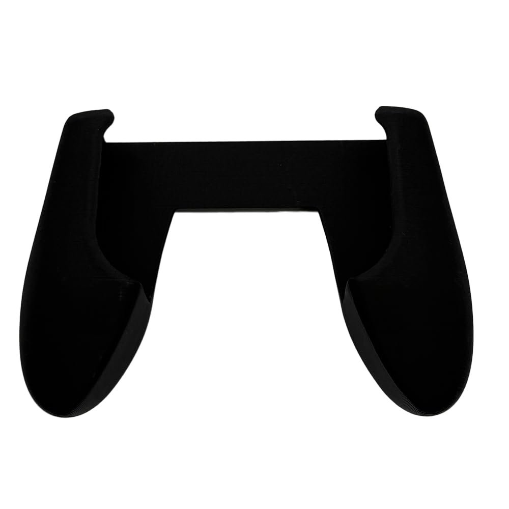 3D Printed Ergonomic Handle for Anbernic RG Rotate Game Console Grip Improving the Comfort of the Game Not Affecting the Bottons Stable PLA+ Controller Holding Bracket (Black)