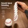 Fidget Toy for Adults, 3D Printed Realistic Orange - Stress Relief Toy with Sliding Slices, Portable Anxiety Fidgets for Office Home (Baseball) view 3