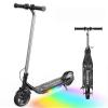 Electric Scooter for Kids Ages 6-12, 150W Motor,10 Mph Max Speed, LED Display, 2 Speeds (6/10 MPH), Magnetic Charging, Colorful Light Scooter for Girls Boys view 1
