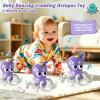 AOTIBO Dancing Octopus Kids Toy, Baby Tummy Time Crawling Toys, Dancing Squid with Music & Light for Boys Girls 2 3 4 5 6 Years Old, Infant Learning Crawling Walking Toy Toddler Xmas Birthday Gifts view 2