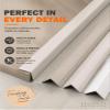 PVC SelfAdhesive Wall Corner Guard, LShaped Edge Protection Strip, 80 cm - 300 cm, Wall Corner Trim for Furniture & Household Corners(K,120 cm/47.24 in) view 2