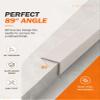 PVC SelfAdhesive Wall Corner Guard, LShaped Edge Protection Strip, 80 cm - 300 cm, Wall Corner Trim for Furniture & Household Corners(K,120 cm/47.24 in) view 3
