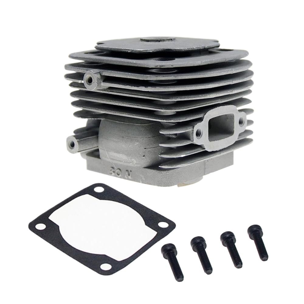 38CC Gas Engine 4-Hole Cylinder or Piston Ring Kit Compatible with 1/5 Scale RC Cars Including, ROFUN, FG, GoPed,(4 Hole Cylinder)
