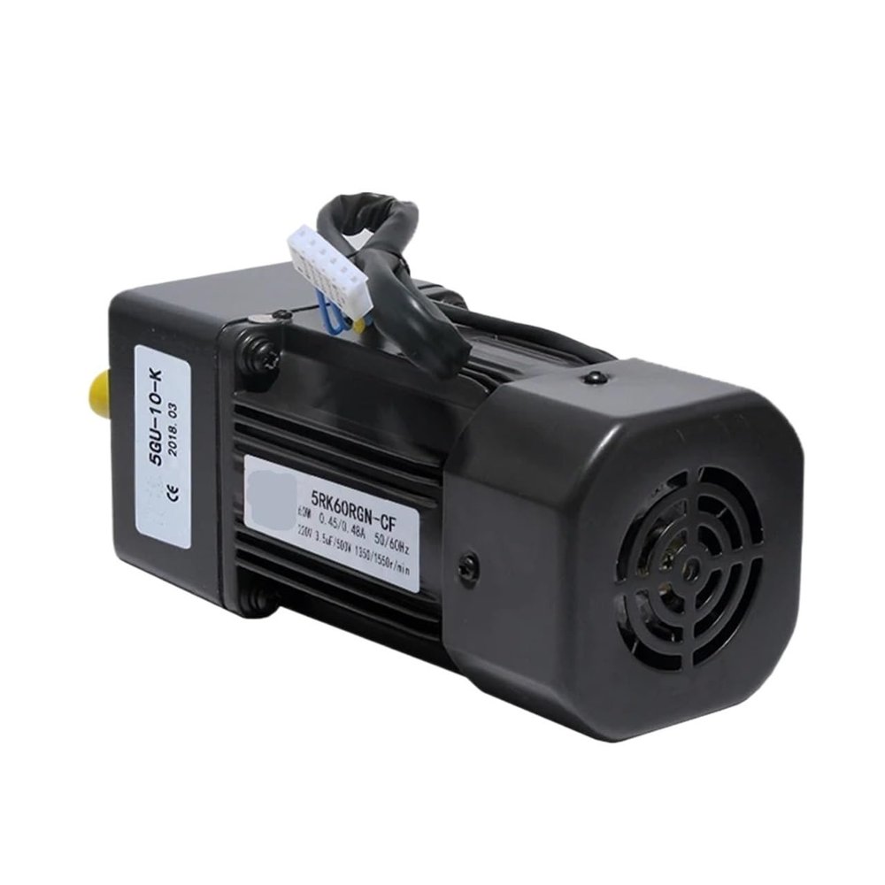 LSCCLMKJ 1:3-1:500 AC Gear Reducer Geared Motor 220V 60W 5RK60GN-CF 450-2.7RPM AC Reversible Gear Variable Speed Motor