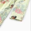 Disney Princess Tiana Toddler Girl Dress Light Green Floral Ruffle Long Sleeve Casual Fall Clothes Cute Kids Outfit Birthday Gift Party Costume 2T view 3